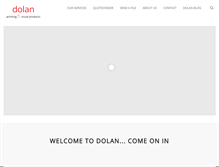 Tablet Screenshot of dolanprinting.com